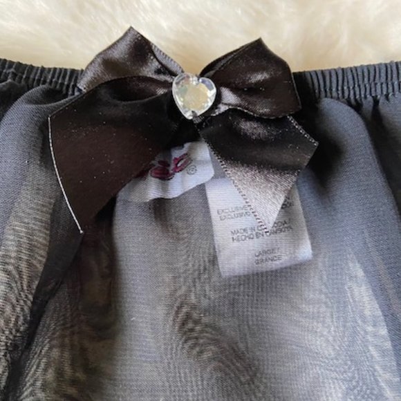 Jacques Moret Sheer Black Ballet Dance Skirt Tutu Girls Size L - Picture 3 of 7